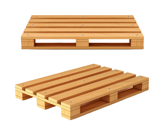 Palet europeo de madera común